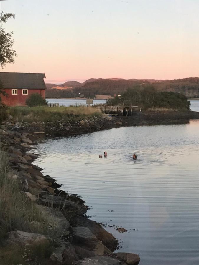 Saga, Badehotell Med Sauna Og Badebrygge - Inderoy Straumen  Bagian luar foto